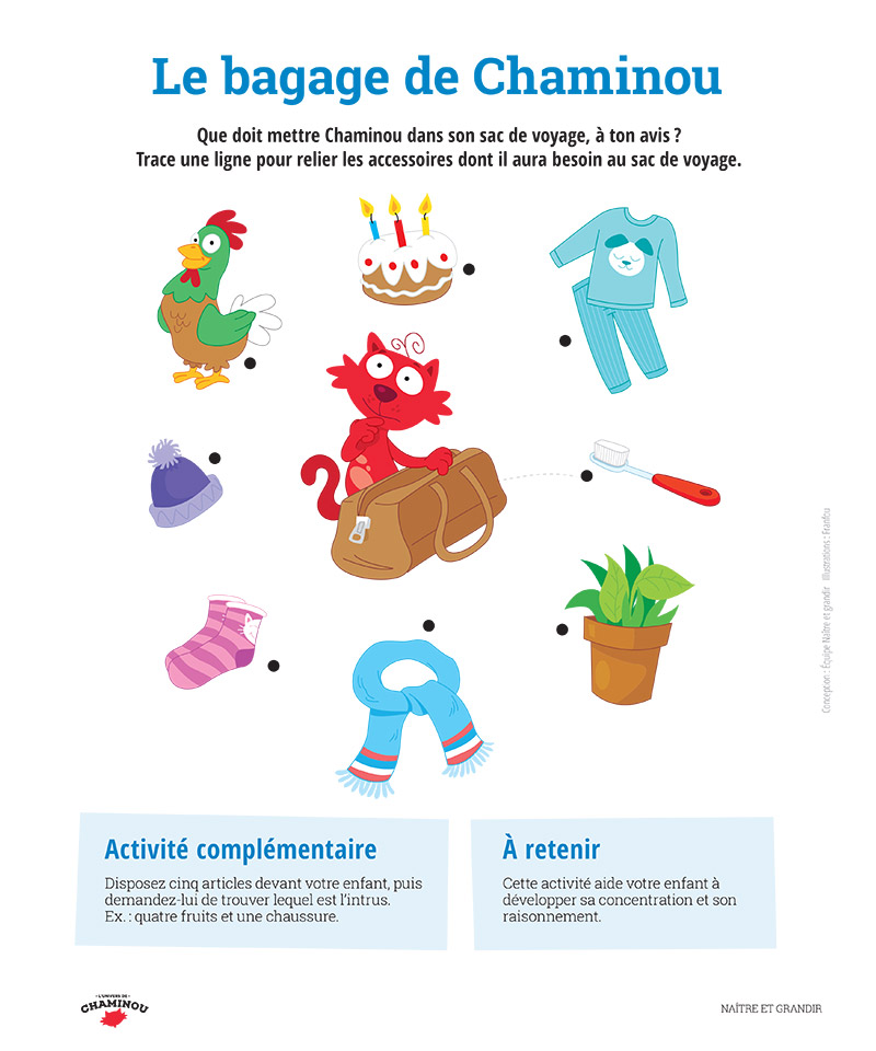 Le bagage de Chaminou