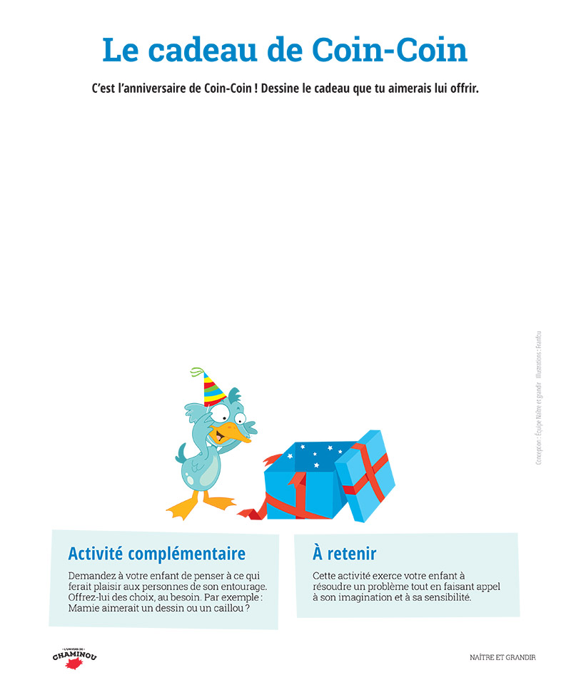 Le cadeau de Coin-Coin