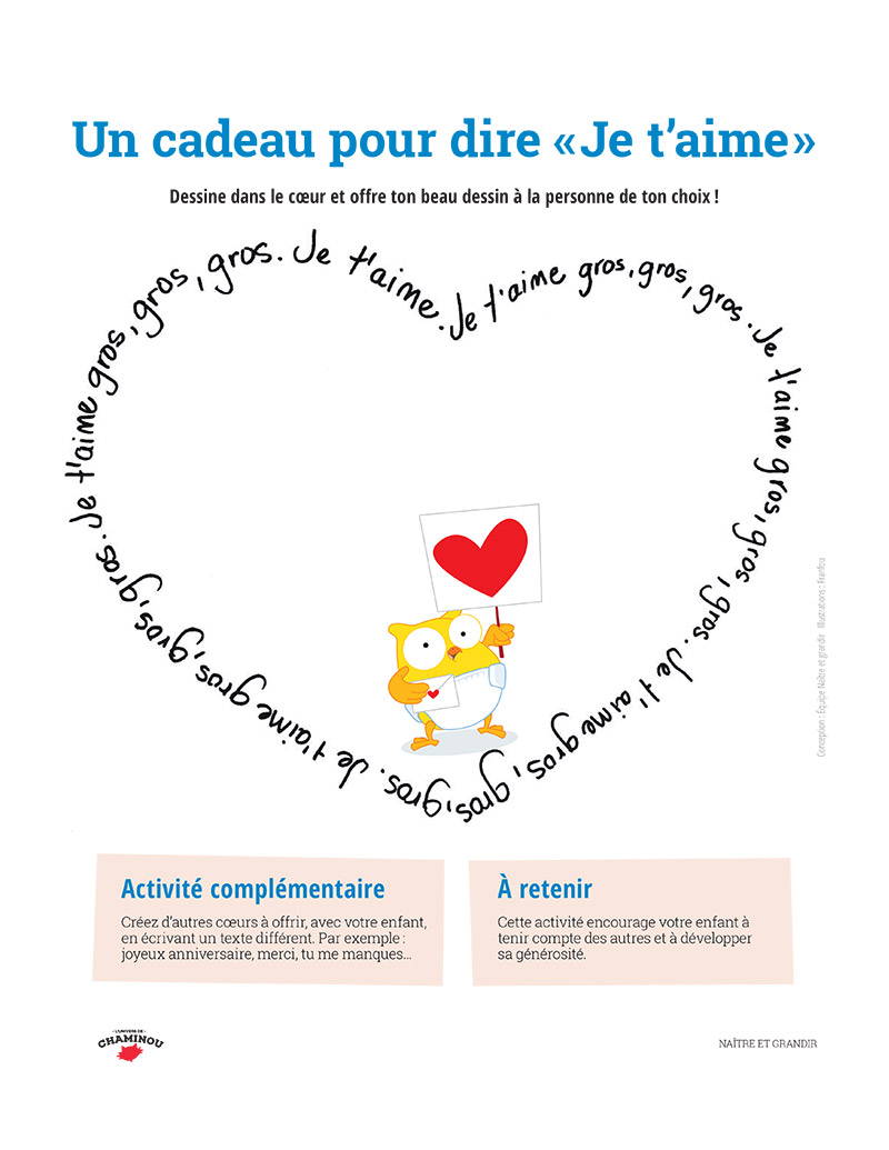 Un cadeau pour dire «Je t’aime»