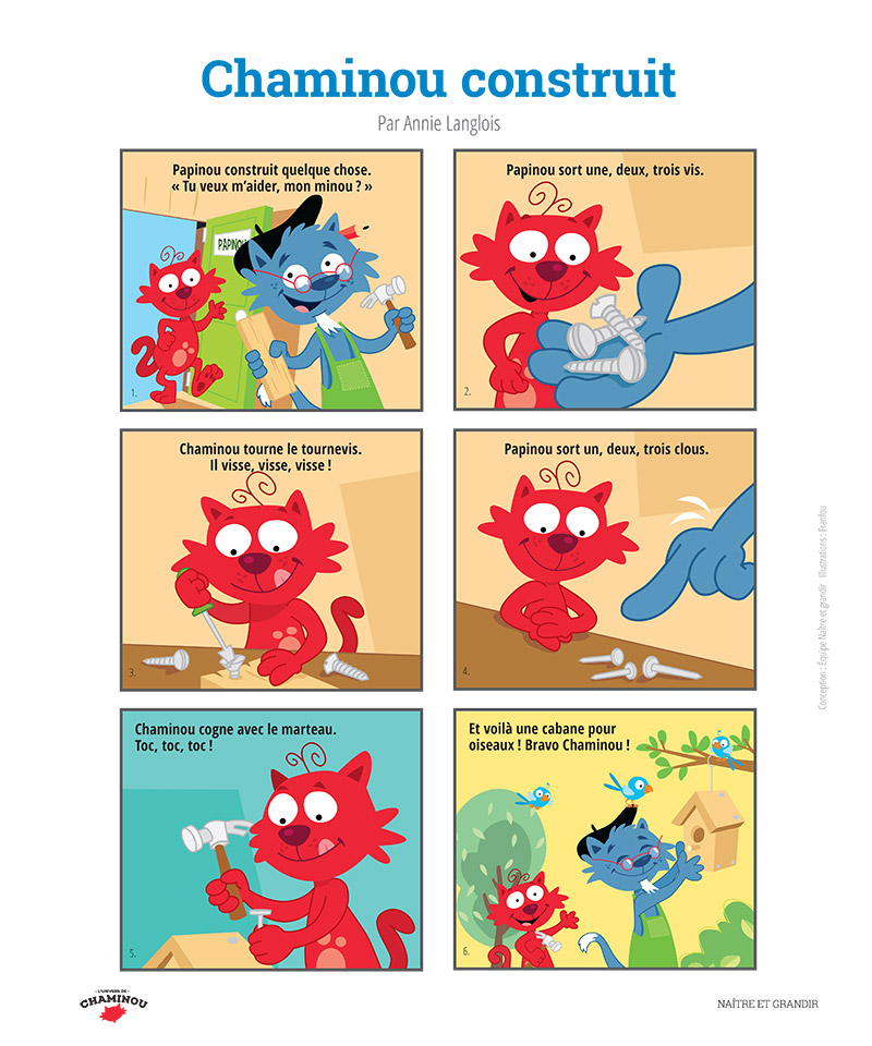 Chaminou construit