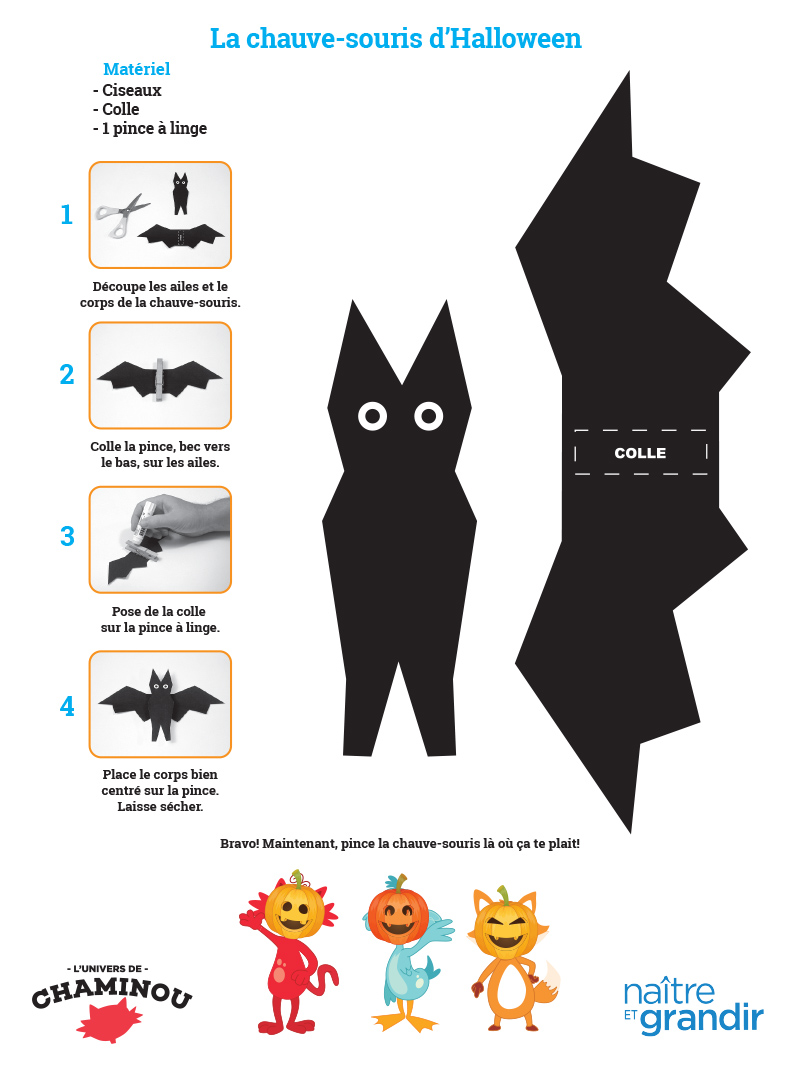 La chauve-souris d’Halloween