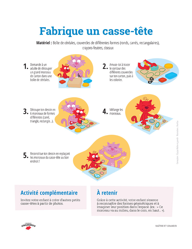 Fabrique un casse-tête