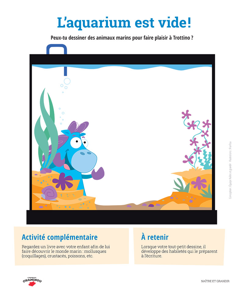 L’aquarium est vide!