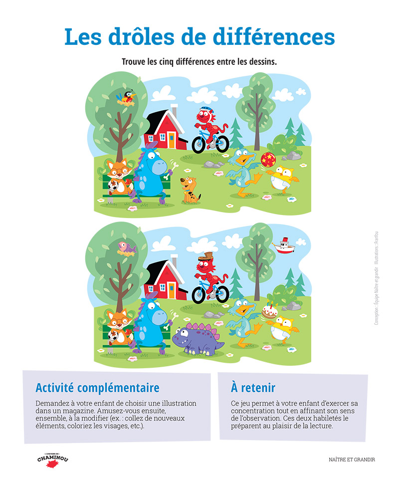Les drôles de différences