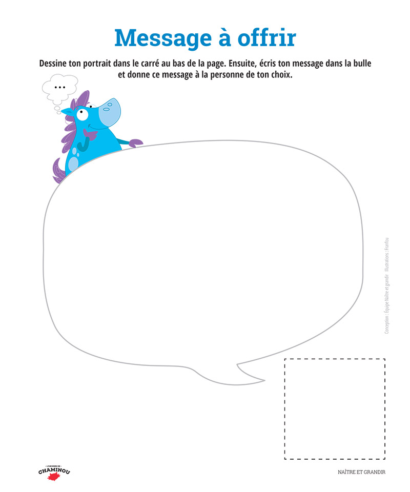 Message à offrir
