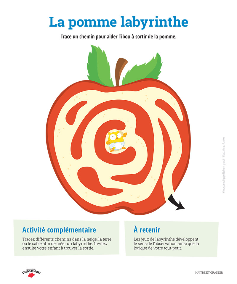 La pomme labyrinthe