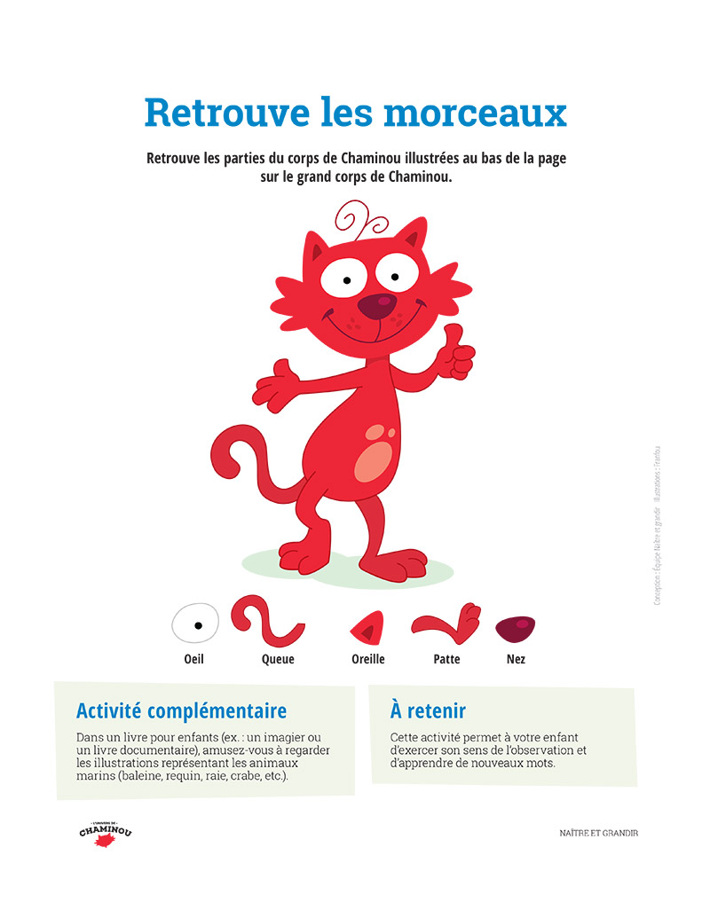 Retrouve les morceaux