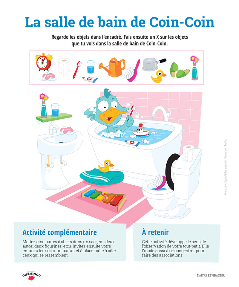 La salle de bain de Coin-Coin