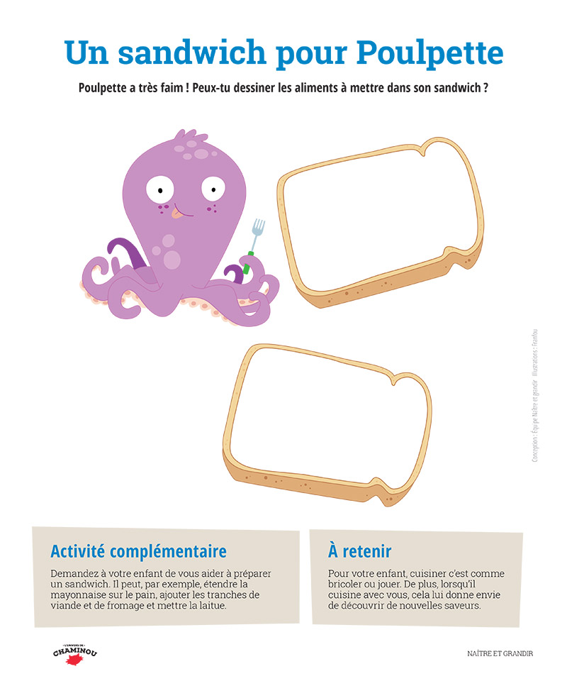 Un sandwich pour Poulpette