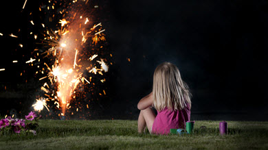 Feux d’artifice : attention aux oreilles des tout-petits