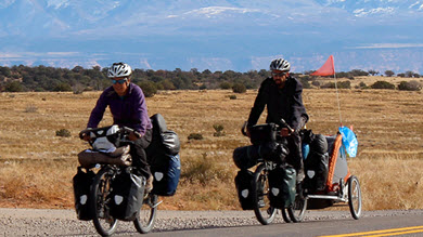 Entrevue: une famille en vélo à travers l'Amérique