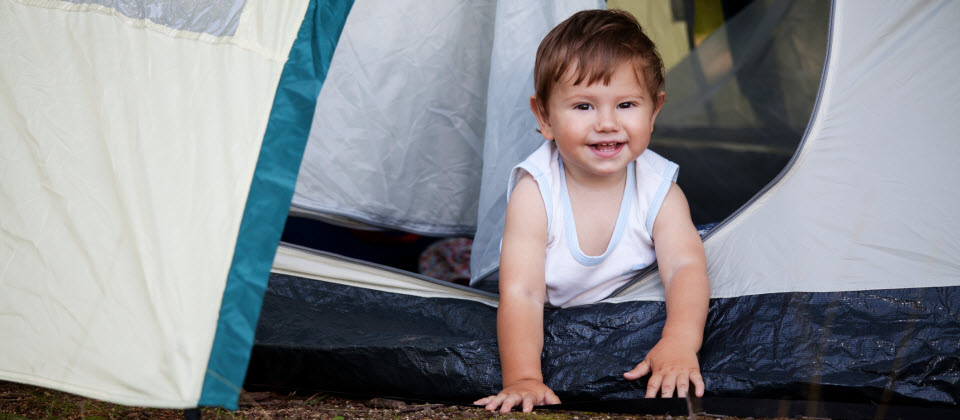 Au camping avec mamie