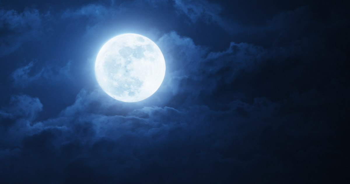 Les enfants et la pleine lune