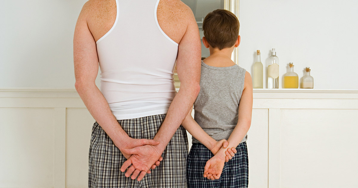 Image corporelle: quand nos enfants nous imitent...