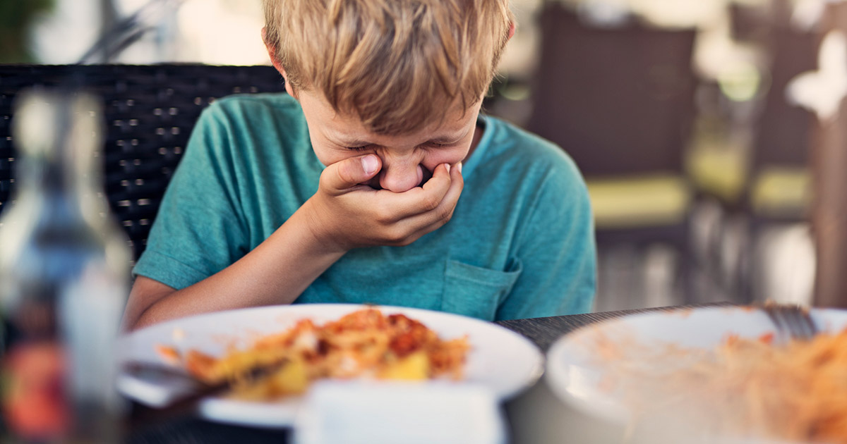 Le dégoût des enfants pour certains aliments