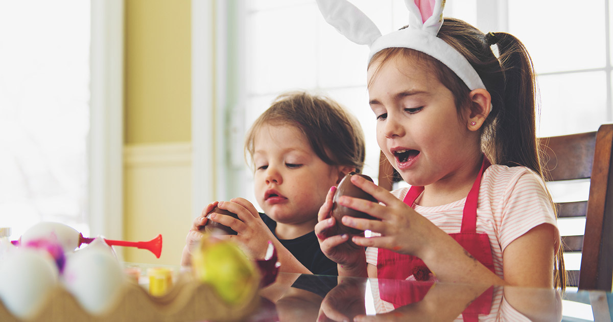 Pâques, les enfants et la religion
