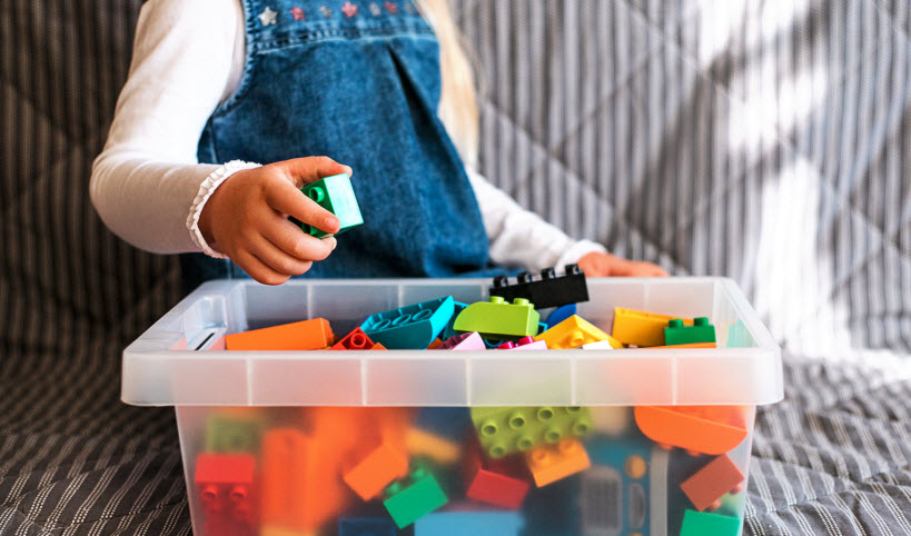Le rangement des jouets