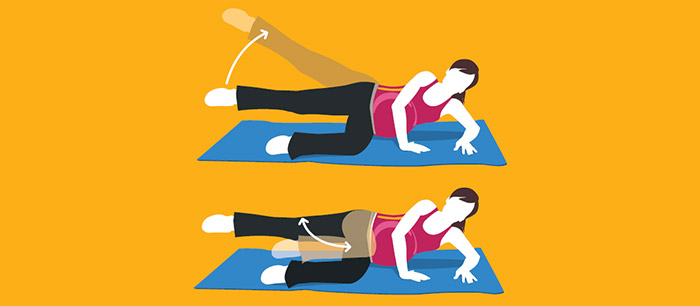 Grossesse et exercice: jambes et muscles fessiers