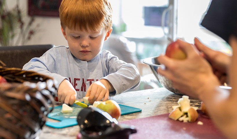 Getting kids involved in the kitchen