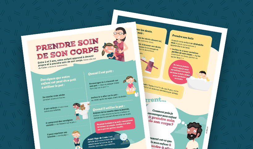 Prendre soin de son corps: votre rôle comme parent
