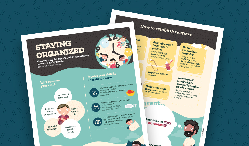 Staying organized: Your role as a parent