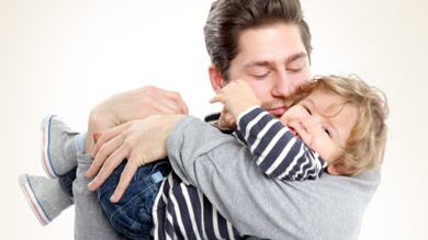 L'amour de papa rend confiant