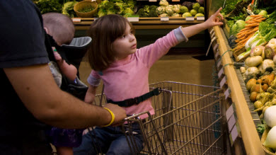 En sécurité, même dans le panier d'épicerie!