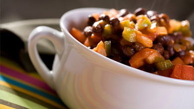 Chili aux haricots noirs