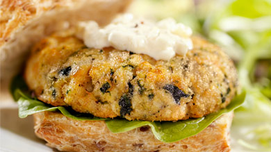 Mignons miniburgers de thon