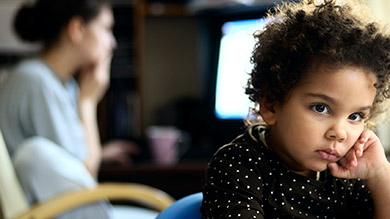 L'enfant qui s'ennuie