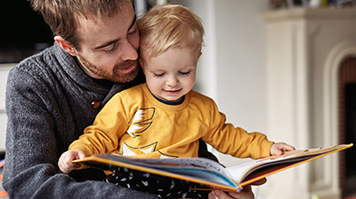 Faire la lecture à un enfant: 1 à 3 ans