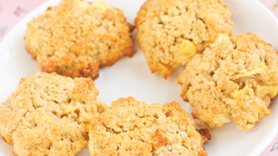 Biscuits tendres aux pommes