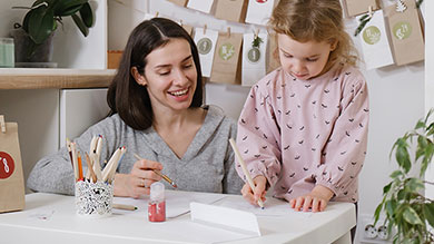 Calendrier maison du temps des fêtes