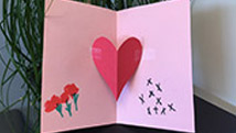 La carte de Saint-Valentin
