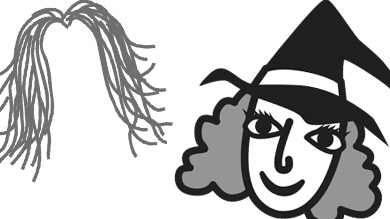 Les cheveux de la sorcière