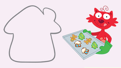 Les biscuits en pain d'épices