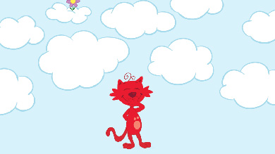 Des nuages rigolos!