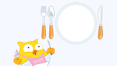 Un bon repas pour Tibou