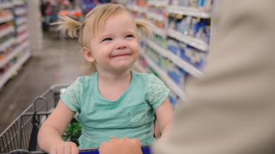 Magasiner avec son enfant