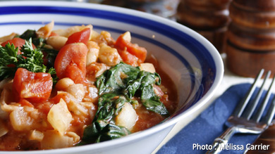 Casserole de haricots blancs à la grecque