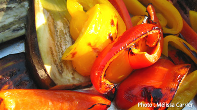 Festin de légumes grillés