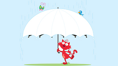 Le parapluie magique