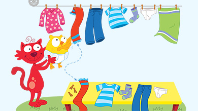 Du linge à ranger