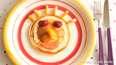 Crêpes épaisses sans produits laitiers