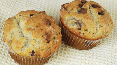 Muffins choco-poire