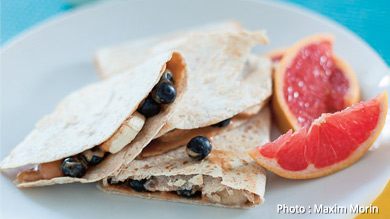 Quesadillas du matin