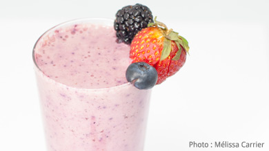 Smoothie aux fruits