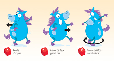 Bouge avec le dé
