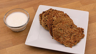 Pancakes aux bananes et au beurre d'arachide