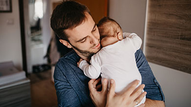 Nouveaux parents épuisés